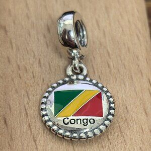 Pandora Congo Exclusive Dangle Charm Pendant, S925 Silver Bracelets